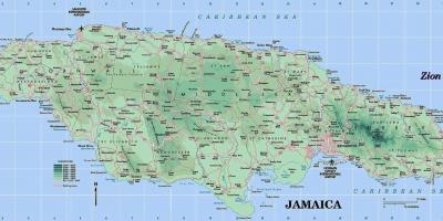 지도 대한 자세한 자메이카