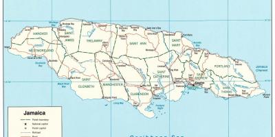 자메이카 지도