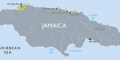 지도 자메이카의 공항들